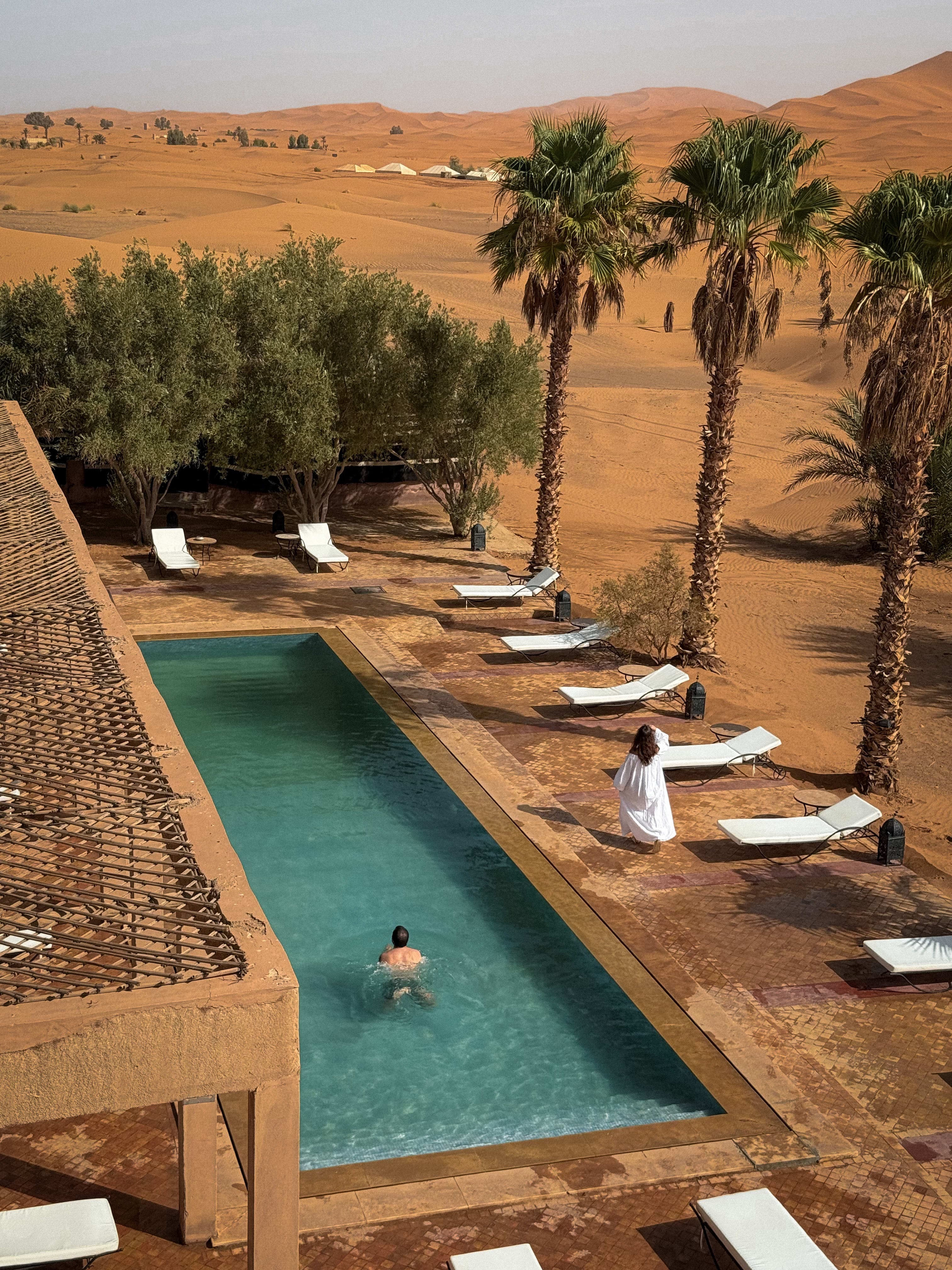Luxury pool suite with panoramic views - premium accommodation that commands premium rates